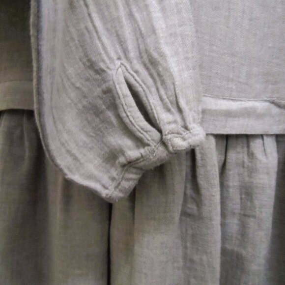 Zara Grey Embroidered Mini Dress- size M - Picture 4 of 7